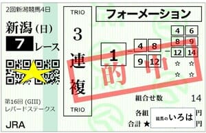 レパードステークス3連複2024